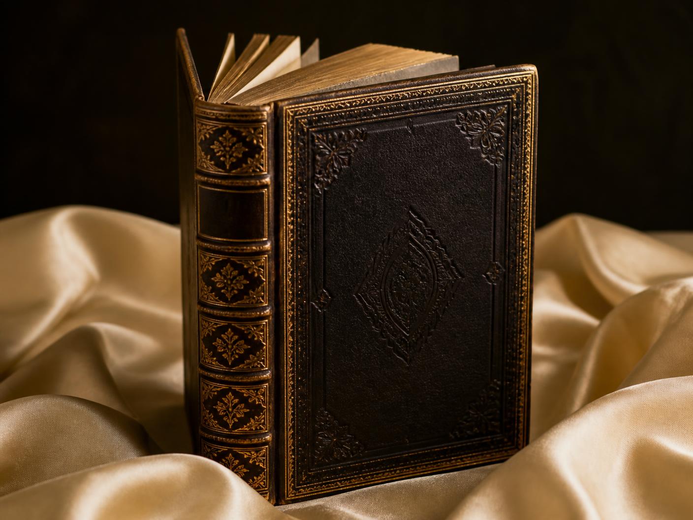 A first edition in a contemporary gilt-tooled binding photographed for a VALÉORINE catalogue